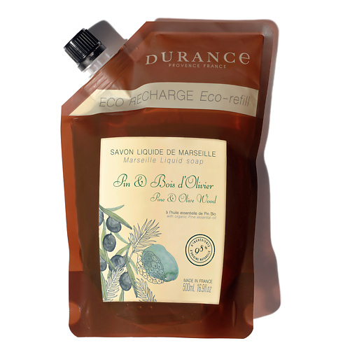 DURANCE Марсельское мыло сменный блок Сосна и дерево оливы Pine & Olive wood 500 #1