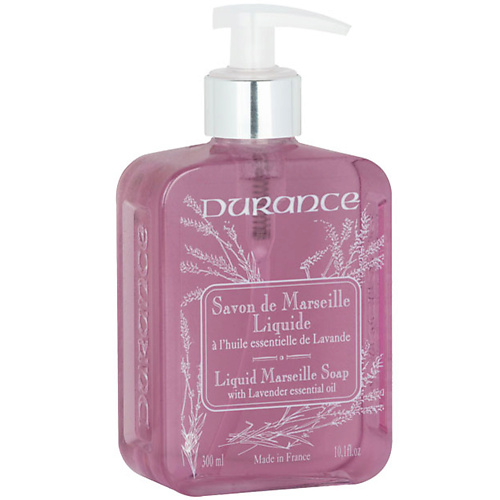 DURANCE Жидкое мыло с экстрактом Лаванды Liquid Marseille Soap with Lavender essential oil 300 #1