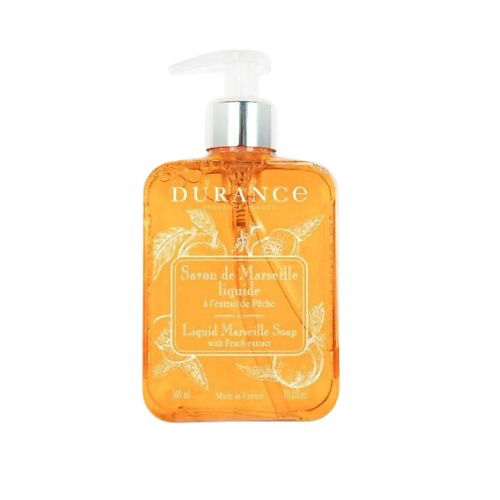DURANCE Жидкое мыло с экстрактом Персика Liquid Marseille Soap with Peach extract 300 #1