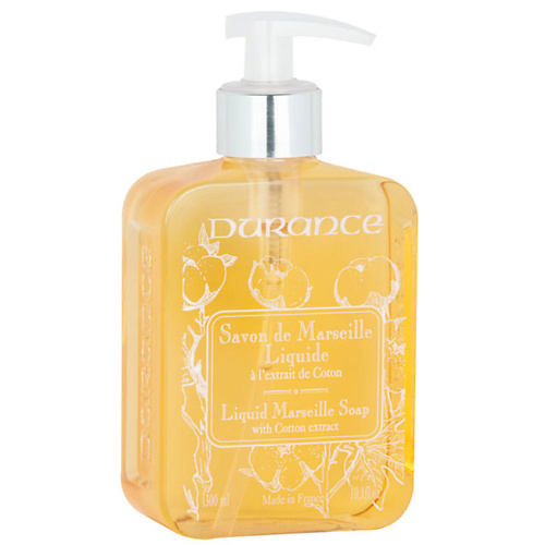 DURANCE Жидкое мыло с экстрактом Хлопка Liquid Marseille Soap with  Cotton extract 300 #1