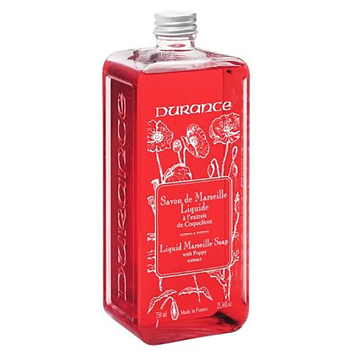 DURANCE Жидкое мыло сменный блок с экстрактом Мака Liquid Marseille Soap with Poppy extract 750 #1