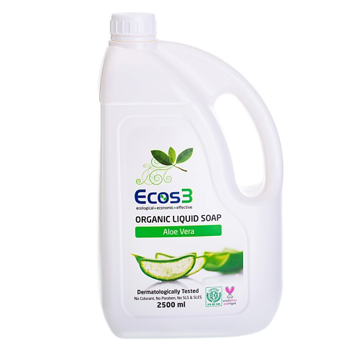 ECOS3 Органическое жидкое мыло «Алоэ Вера» 2500 #1