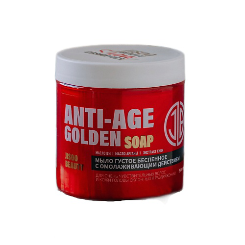 JISOO ANTI-AGE GOLDEN SOAP мыло густое с омолаживающим действием 500 #1