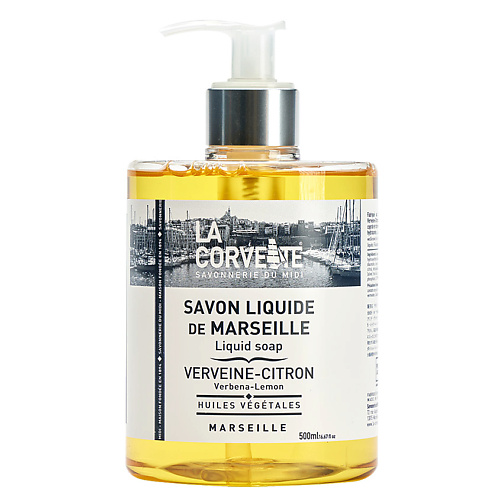 LA CORVETTE Мыло жидкое из Марселя для тела Вербена-Лимон Marseille Liquid Soap 500 #1