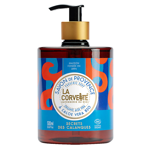 LA CORVETTE Мыло жидкое органическое Секреты Каланок Organic Aloe Vera Provence Soap 500 #1