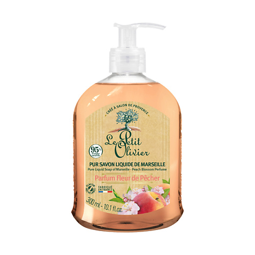 LE PETIT OLIVIER Мыло жидкое марсельское цветок Персика Parfum Fleur de Pecher Liquid Soap 300 #1