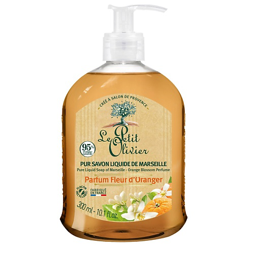 LE PETIT OLIVIER Мыло жидкое марсельское Цветок апельсина Fleur d'Oranger Liquid Soap 300 #1