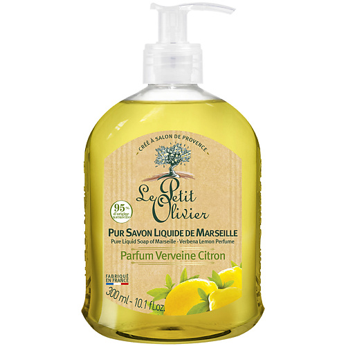 LE PETIT OLIVIER Мыло жидкое с лимоном и вербеной Parfum Verveine Citron Liquid Soap 300 #1
