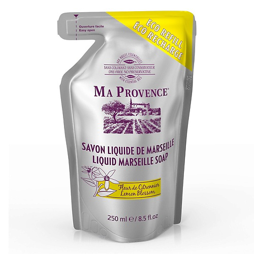 MA PROVENCE Жидкое мыло Марсельское цветок Лимона сменный наполнитель 250 #1