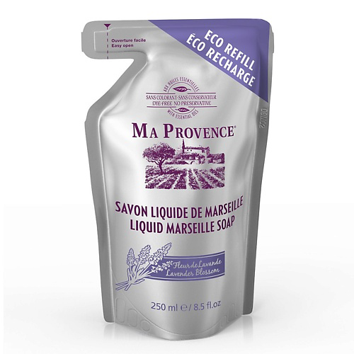 MA PROVENCE Жидкое мыло Марсельское цветок Лаванды сменный наполнитель 250 #1