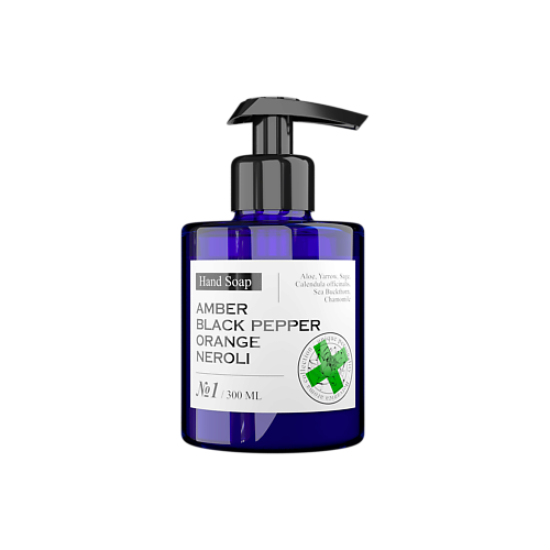MANIAC GOURMET Мыло жидкое парфюмированное Амбра,Черный перец,Апельсин,Нероли (№1) 300 #1