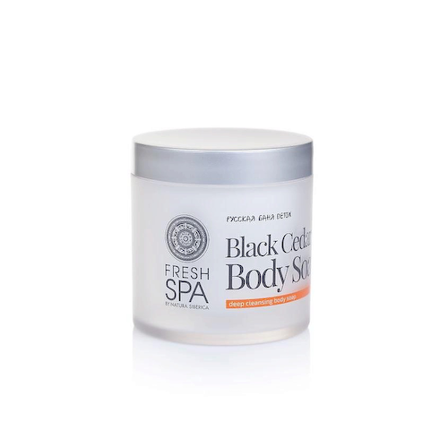 NATURA SIBERICA Мыло для тела черное кедровое FRESH SPA Bania Detox 400 #1