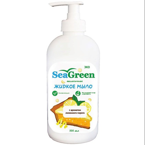 SEAGREEN Экологичное жидкое мыло, с ароматом лимонного пирога 500 #1