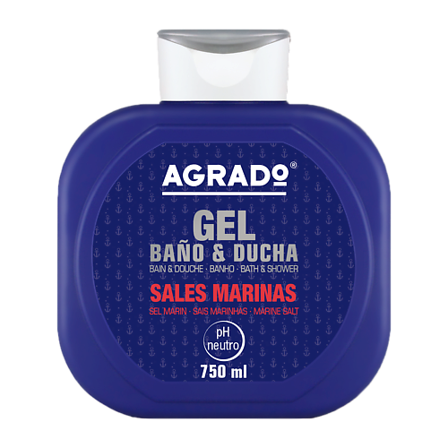 AGRADO Гель для душа MARINE SALTS 750 #1
