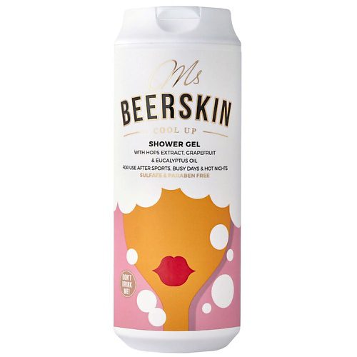 BEERSKIN Гель для душа с пивными экстрактами, освежающий Ms Beerskin Cool Up Shower Gel 440 #1