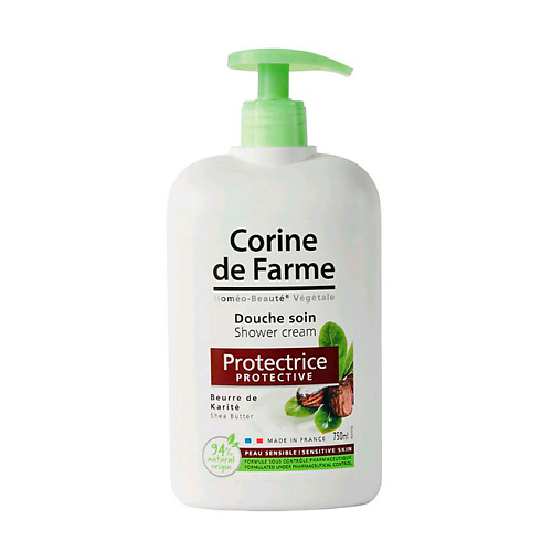 CORINE DE FARME Гель для душа каритэ защищающий кожу уход Douche soin Karite Dermo Protecteur 750 #1