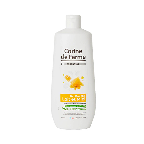 CORINE DE FARME Гель для душа Молоко и Мед Milk And Honey Shower Gel 750 #1