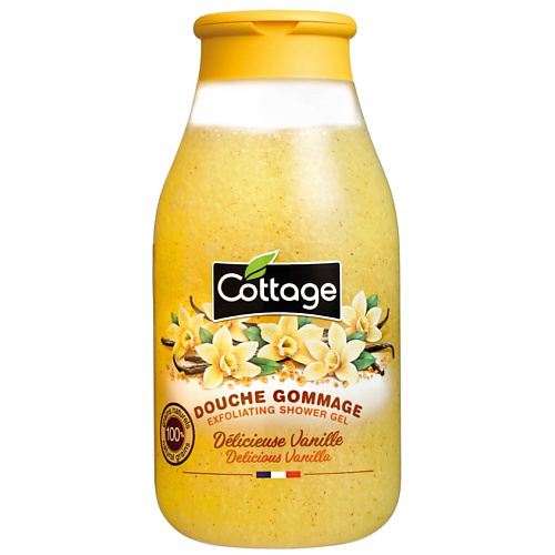 COTTAGE Гель для душа отшелушивающий Exfoliating Shower Gel – Delicious Vanilla 270 #1