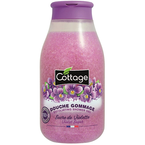 COTTAGE Гель для душа отшелушивающий Exfoliating Shower Gel Violet Sugar 270 #1
