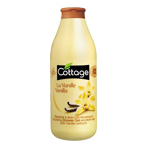 COTTAGE Гель-пена для ванны и душа Ваниль Nourishing Shower Gel And Bath 750 #1
