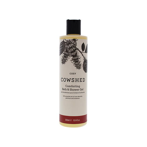 COWSHED Гель для душа успокаивающий с розой, пачули и корицей Cosy Comforting Bath and Shower Gel 300 #1