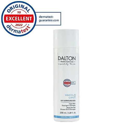 DALTON Гель для душа и шампунь от шелушения кожи MINERAL CARE MED Dead Sea Salt Shower Gel & Shampoo 200 #1