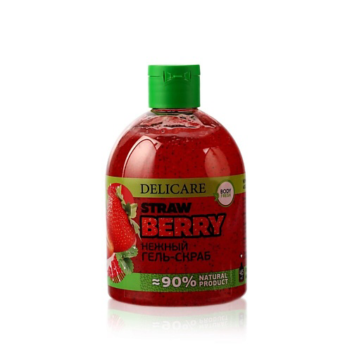 DELICARE Нежный гель-скраб Strawberry 485 #1