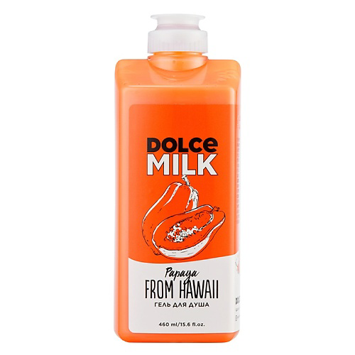 DOLCE MILK Гель для душа «Папайя на Гавайях» 460 #1