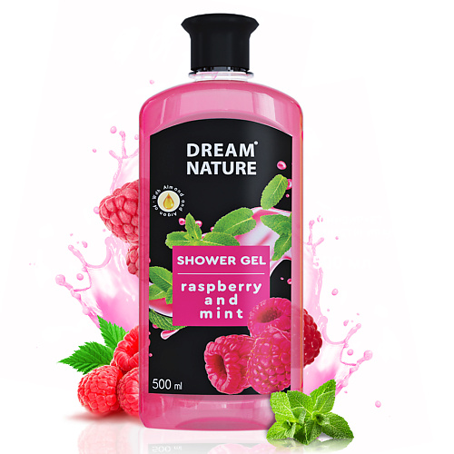 DREAM NATURE Гель для душа "Малина и мята" 500 #1
