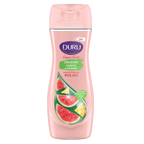 DURU Гель для душа Organic Fruits Арбуз & Ананас 450 #1