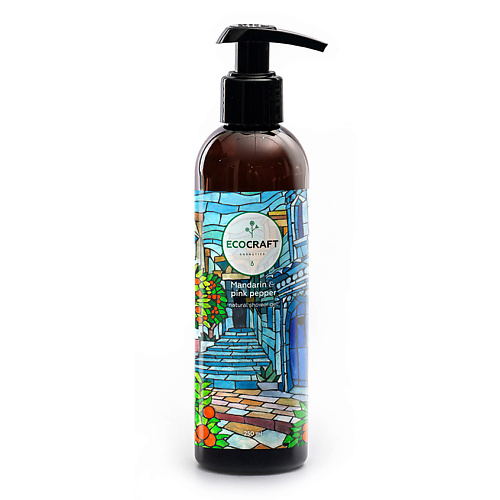 ECOCRAFT Гель для душа Мандарин и розовый перец Mandarin & Pink Pepper Natural Shower Gel 250 #1