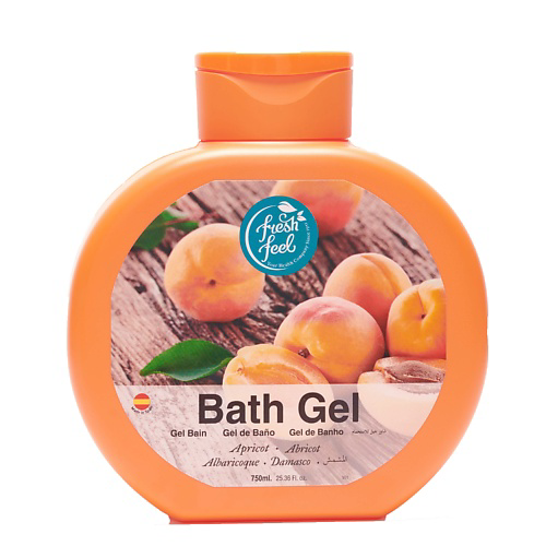 FRESH FEEL Гель для душа Moussel Apricot 750 #1