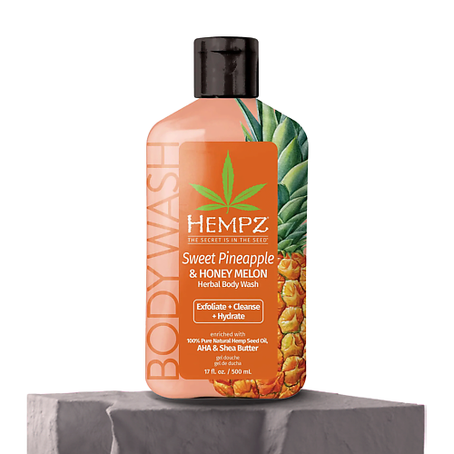 HEMPZ Гель для душа Ананас и Медовая дыня Sweet Pineapple & Honey Melon Herbal Body Wash 500 #1