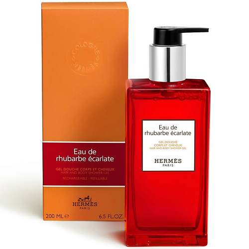 HERMÈS HERMES Парфюмированный гель для душа Eau de Rhubarbe Ecarlate 200 #1