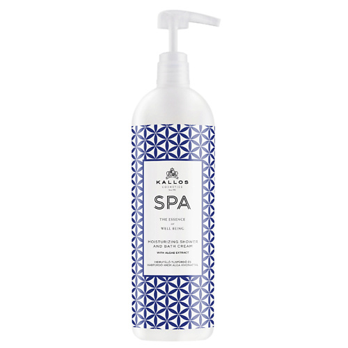 KALLOS COSMETICS SPA Гель для душа Moisturizing, увлажняющий, с экстрактом морской соли и водорослей 1000 #1