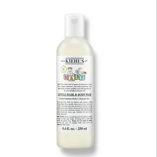 KIEHL'S Мягкий гель-шампунь для детей Gentle Hair & Body Wash 250 #1