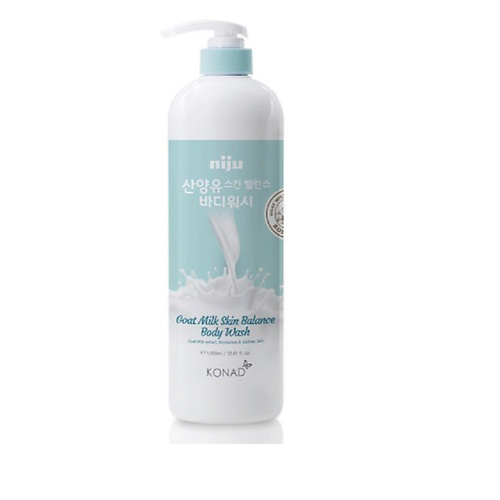 KONAD Niju Goat Milk Skin Balance Body Wash Гель для душа с козьим молоком 1000 #1