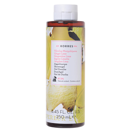 KORRES Гель для душа Имбирь и лимон Ginger Lime Showergel 250 #1