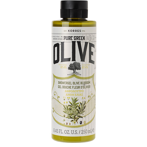 KORRES Гель для душа Pure Greek Olive Showergel Olive Blossom 250 #1