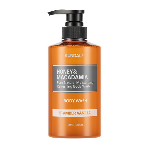KUNDAL Гель для душа Амбровая ваниль Honey & Macadamia Body Wash 500 #1