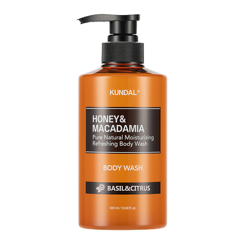 KUNDAL Гель для душа Базилик и Цитрус Honey & Macadamia Body Wash 500 #1