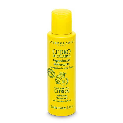 LERBOLARIO Гель для душа Освежающий с ароматом цитрона Calabrian Citron Shower Gel 100 #1