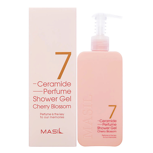 MASIL Парфюмированный гель для душа С АРОМАТОМ ЦВЕТКА ВИШНИ 7 Ceramide Perfume Shower Gel Cherry 300 #1