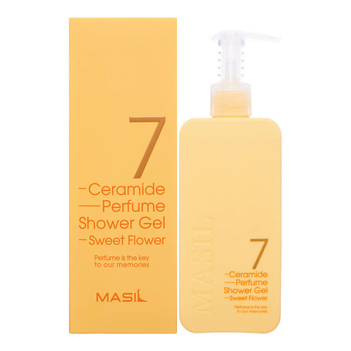 MASIL Парфюмированный гель для душа с ароматом малины 7 Ceramide Perfume Shower Gel Sweet Flower 300 #1