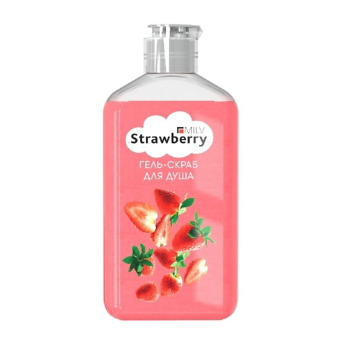 MILV Гель-скраб для душа STRAWBERRY 340 #1