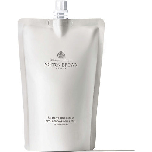 MOLTON BROWN Средство для душа и ванной Re-Charge Black Pepper сменный блок 400 #1