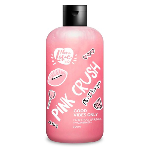 MONOLOVE BIO Гель для душа Арбузная ириска PINK CRUSH GOOD VIBES ONLY 300 #1