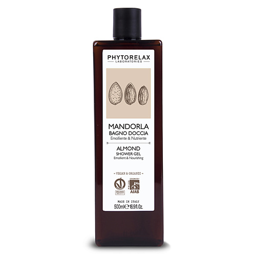 PHYTORELAX Гель для душа смягчающий и питательный с миндальным маслом 500 #1