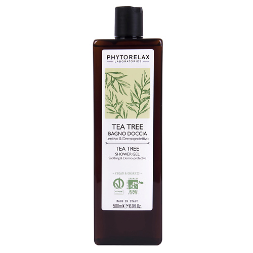PHYTORELAX Гель для душа успокаивающий с маслом чайного дерева 500 #1