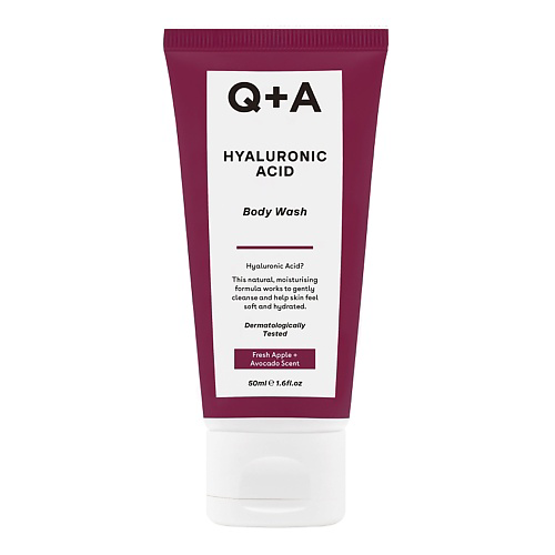 Q+A Увлажняющий мини-гель для душа Hyaluronic Acid Body Wash 50 #1
